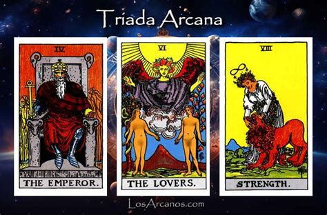 Combinación de El Emperador y Los Enamorados Tarot